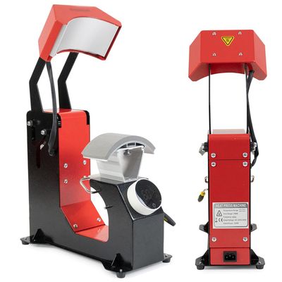 LZDOYY Automatic Hat Heat Press Machine for Caps with 3pcs Interchangeable Platens, Easy Cap Press Machine for Hats and HTV Iron
