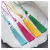 2/5Pcs Tassels Handmade Soft Silk Tassels Craft Tassels with Loops DIY Craft Jewelry Making Accessories(LightPink,2pcs) view 4