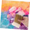 BCOATH 2pcs Painting Brushes Hake Brushes Bamboo Handles for Watercolor Oil Acrylic Pottery Glazing and Art Projects view 4