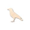 Unfinished Wood Crow Shape Bird Wildlife Craft up to 46" DIY 10" / 1/4" view 1