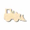 Unfinished Wood Bulldozer Shape Craft up to 46" DIY 42" / 1/2" view 1