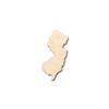 Unfinished Wood New Jersey Shape State Craft up to 46" DIY 42" / 1/2" view 1