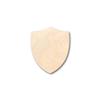 Unfinished Wood Shield Shape Soldier Knight Craft up to 46" DIY 10" / 1/4" view 1