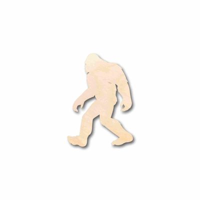 Unfinished Wood Bigfoot Sasquatch Silhouette Craft up to 46" DIY 30" / 1/4"