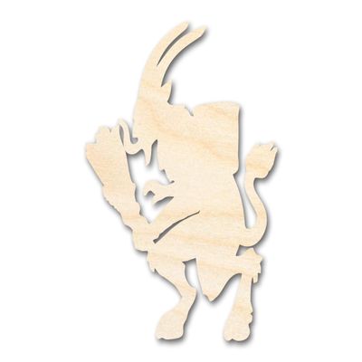 Unfinished Krampus Shape | Craft Cutout | up to 46" DIY 10" / 1/4"