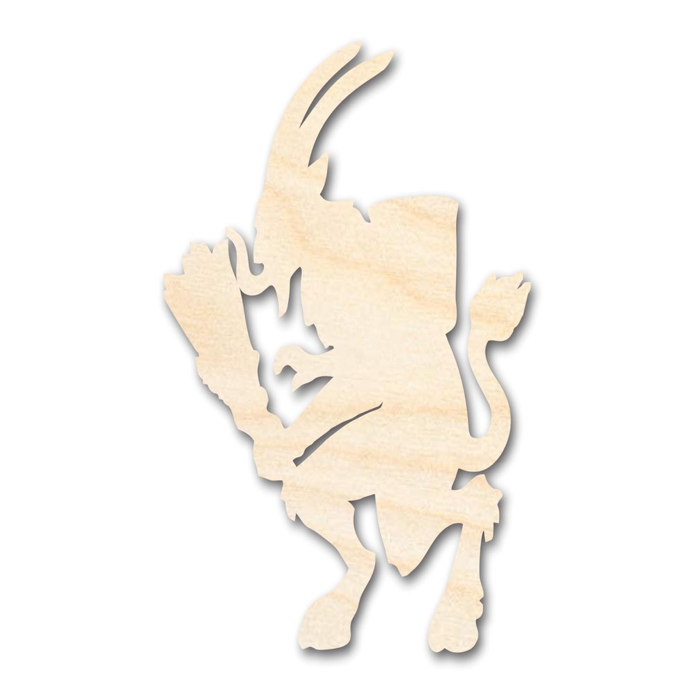Unfinished Krampus Shape | Craft Cutout | up to 46" DIY 10" / 1/4"