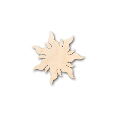 Unfinished Wood Sun Shape Craft up to 46" DIY 20" / 1"
