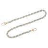 uxcell Purse Chain Strap, 24" Leather Iron Flat Chain Strap Handbag Chains Purse Straps with Buckles for Shoulder Bags Replacement Strap (Sky Blue Strap + Gold Chain) view 1