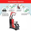 forplubossmmp Hat Press Machine Heat Transfer Machine | 3-In-1 Sublimation Hat Hot Stamping Machine W/Digital Control Panel | Baseball Cap Press Machine 40C-210C | Automatic Press Function view 2