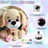 MUCUNNIA 60pcs 30mm 3D Glitter Safety Eyes for Crocheting with Washers Safety Eyes for Amigurumi Tie Dye Laser Crochet Safety Eyes for Crochet Animals Crafts Easter Decor Crochet Accessories view 4