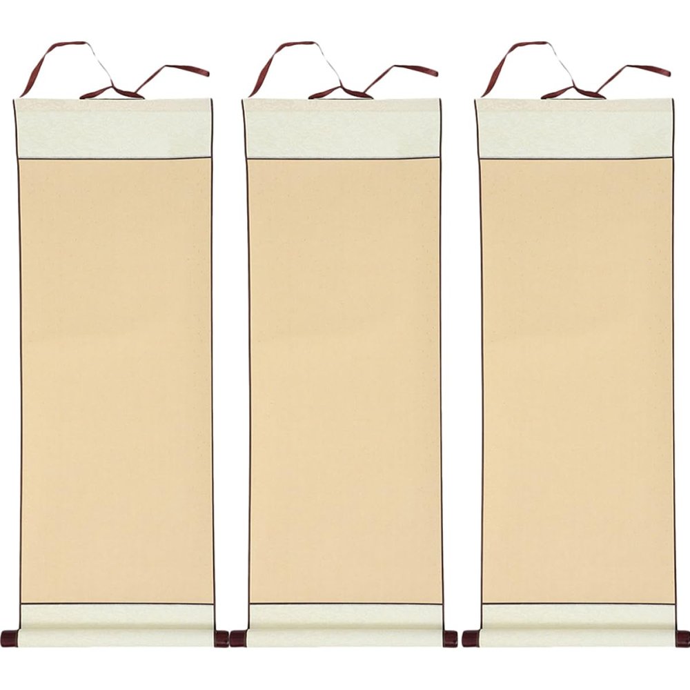 LALAFINA 3pcs Calligraphy Paper Easel Paper for Drawing Calligraphy Painting Scroll
