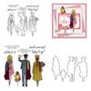 Characters Graduation Flowers Clear Stamps and Die Cuts Sets for Handmade Card Making Metal Cutting Dies Stencils Scrapbook Kit Embossing Supplies 2024-2025 Seals Template view 1