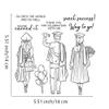 Characters Graduation Flowers Clear Stamps and Die Cuts Sets for Handmade Card Making Metal Cutting Dies Stencils Scrapbook Kit Embossing Supplies 2024-2025 Seals Template view 2