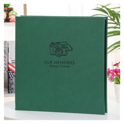 Tiiiopkvvv Photo Album Luxury Green Photo Album Photo Large Capacity Handmade Glue Photo Album Scrapbook Stamp Collection Books 10X15 Gift Ideas Wedding Albums (Color : Style 7) (Style 5)