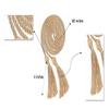 Erligo 2Pcs/ 6Pcs Graduation Solid Braided Honor Cords with Tassel for High School Bachelor Master Doctor 68" Long (6, Claybank-H4) view 3