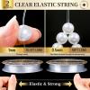 LEOBRO Pearl Beads for Bracelets, White Beads for Jewelry Making, Friendship Bracelet Kit, Crafts & DIY Jewelry Bracelet Making Kit view 4