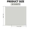 30 Sheets Grey Cardstock 8.5'' x 11'', 250gsm/90lb Heavyweight Cover Cardstock Paper, Thick and Smooth Card Stock Perfect for Invitations, Menus, DIY Cards, Arts and Crafts view 2
