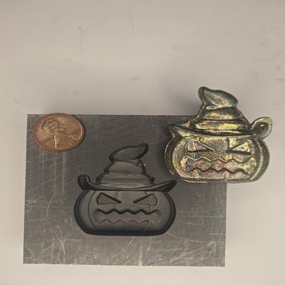 3D Graphite Mold Scary Pumpkin