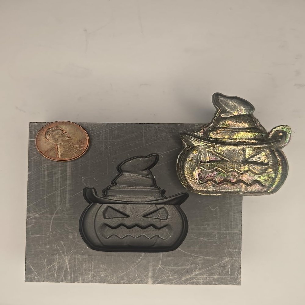 3D Graphite Mold Scary Pumpkin