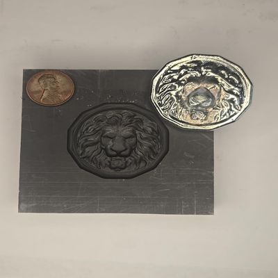 3D Graphite Mold Hex Deco Lion