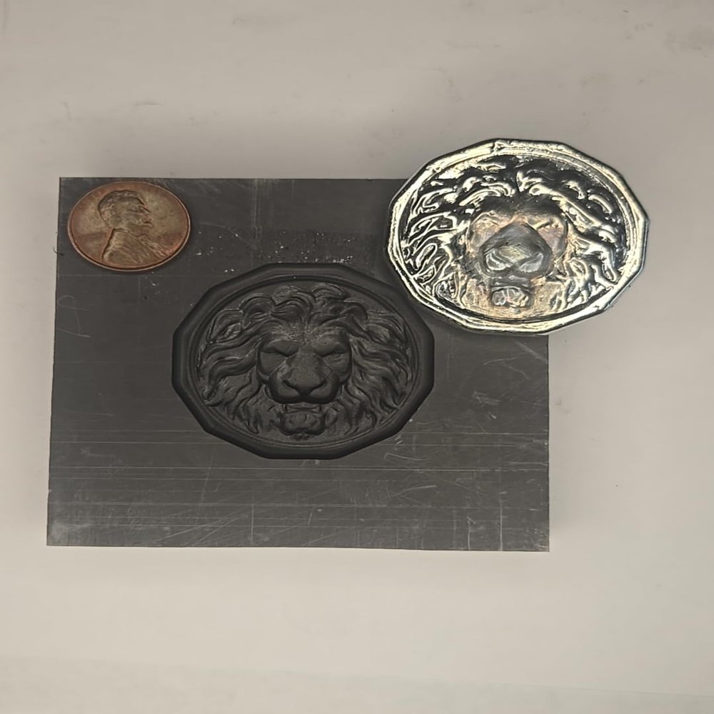 3D Graphite Mold Hex Deco Lion