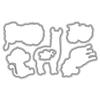 Animal Lion Horse Clear Stamps and Die Cuts Sets for Handmade Card Making Metal Cutting Dies Stencils Scrapbook Kit Embossing Supplies 2024-2025 Seals Template view 3