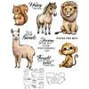 Animal Lion Horse Clear Stamps and Die Cuts Sets for Handmade Card Making Metal Cutting Dies Stencils Scrapbook Kit Embossing Supplies 2024-2025 Seals Template view 4