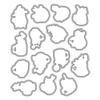 Halloween Ghost Pumpkin Cup Clear Stamps and Die Cuts Sets for Handmade Card Making Metal Cutting Dies Stencils Scrapbook Kit Embossing Supplies 2024-2025 Seals Template view 3