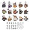 Halloween Ghost Pumpkin Cup Clear Stamps and Die Cuts Sets for Handmade Card Making Metal Cutting Dies Stencils Scrapbook Kit Embossing Supplies 2024-2025 Seals Template view 4