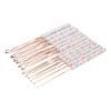 Crochet Needles Set, Aluminium 12 Sizes Elegant Ergonomic Plastic Blue Flower Stamped Handle Crochet Hooks Knitting Needles Kit for DIY Hand Knitting Beginners Crochet Hook Lovers view 2