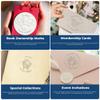 Personalized Name Embossing Stamp, Custom Made 'from The Library of' Embosser, 1-5/8 Round, Hybrid Designs, Ideal for Book Ownership, Delivers Crisp Imprints - Ideal for Readers and Book Lovers view 3