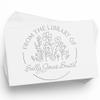 Personalized Name Embossing Stamp, Custom Made 'from The Library of' Embosser, 1-5/8 Round, Hybrid Designs, Ideal for Book Ownership, Delivers Crisp Imprints - Ideal for Readers and Book Lovers view 4