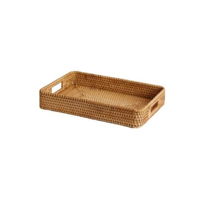eexbz Tray Storage Tray Fruit Basket Living Room Rectangular Household Fruit Plate Bread Vegetable Storage Tray Basket Tea Tray Serving Trays(Small)