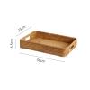 eexbz Tray Storage Tray Fruit Basket Living Room Rectangular Household Fruit Plate Bread Vegetable Storage Tray Basket Tea Tray Serving Trays(Small) view 2