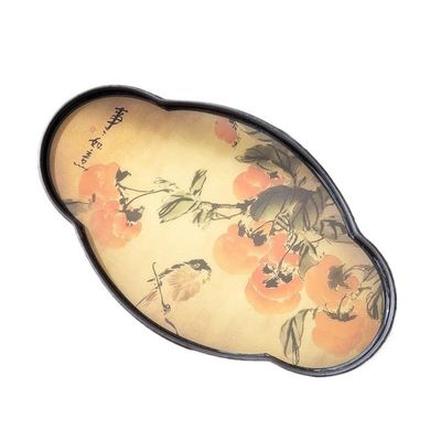 eexbz Tray Ruyi Ceramic Small Tea Tray Dry Tea Tray Pot Holder Tea Ceremony Accessories Home Tea Tray Chinese Tea Tray Serving Trays(C)
