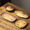 eexbz Tray Ruyi Ceramic Small Tea Tray Dry Tea Tray Pot Holder Tea Ceremony Accessories Home Tea Tray Chinese Tea Tray Serving Trays(C) view 3