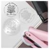 OFCCUSTOM Book Embosser Custom Stamp with Your Name or Design Personalized Library Embosser Stamp Customized Books Business Cards Paper Documents Notebooks etc. (21) view 3