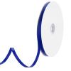 MECCANIXITY 1/4 inch 65 Yard Satin Ribbon Grosgrain Thin Solid Silk Wedding Bouquet Ribbon for Valentine's Day Gift Wrapping Cake Box Bows Dark Blue view 1