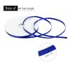 MECCANIXITY 1/4 inch 65 Yard Satin Ribbon Grosgrain Thin Solid Silk Wedding Bouquet Ribbon for Valentine's Day Gift Wrapping Cake Box Bows Dark Blue view 2