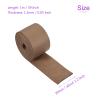 DMiotech Light Brown Faux Leather Strap 1.2 Inch Wide 39 Inch Long Flat Leather Belt Strip 1.3mm Thick Single Sided Cord for Arts Craft DIY, Traction Ropes, Bag Straps view 3