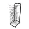 XLTFUC Art Easel Drying Rack, Painting Drying Rack with 20 Flexible Shelves 4 Wheels, Canvas Art Storage Rack for Classroom, Art Studio, Art Club view 1