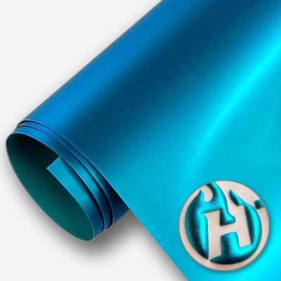 HTV4U Puff Heat Transfer Vinyl (Foil Aqua, 20" x 3 Yards) - DIY Craft Iron on Vinyl for Shirts, 3D Puffy Heat Press Transfer Film