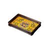 eexbz Tray Mahogany Cultural Heritage Tray, Red Rosewood Mahogany Tray, Study Room, Tea Room Desktop Storage Tray Ornaments Serving Trays view 1