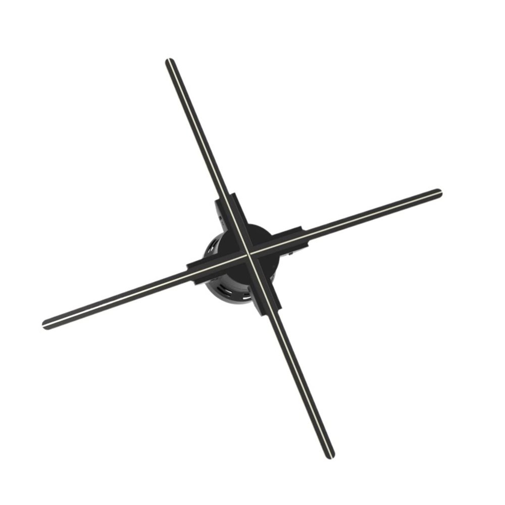 CUIYMXSC 3D Hologram Fan, 25.6" Naked-Eye Holographic 3D Projector Wall Mounted Advertising Machine Virtual Suspension Stereo WiFi Splicing Screen