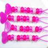 BeadBox: Sustainable Hair Beads for Kids, Reusable Organizer Storage Solution | 160 Hair Beads for Kids | Automatic Hair Bead Threader (Hot Pink Combo) view 1