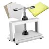 pedenencelia Manual Paper Press Machine,Bookbinding Notes Office Invoice Steel Flattening Machine,for A4/A3 Sized Papers,1500kg Pressure,8mm Metal Plate,for Flattening Cloth,Books,Stamps,A3 view 1