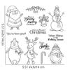Christmas Santa Claus Bells Penguin Clear Stamps and Die Cuts Sets for Handmade Card Making Metal Cutting Dies Stencils Scrapbook Kit Embossing Supplies 2024-2025 Seals Template view 2