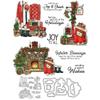 Christmas Sofa Fireplace Clear Stamps and Die Cuts Sets for Handmade Card Making Metal Cutting Dies Stencils Scrapbook Kit Embossing Supplies 2024-2025 Seals Template view 4