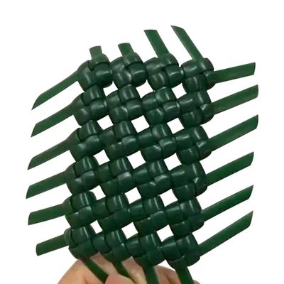 ECYC 5mm x 50m Plastic Flat Rattan, Synthetic Rattan Material Roll PE Weaving Rattan Wicker Repair Supplies for DIY Crafts Knit and Repair Chair Table, 03