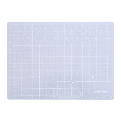 Pwshymi A5translucent Cutting Board,Hand Made Tool Craft Paper Carving Model Making, Students Home Office, Cutting Board for Craft, Fabric, Quilting, Sewing, (A4-translucent